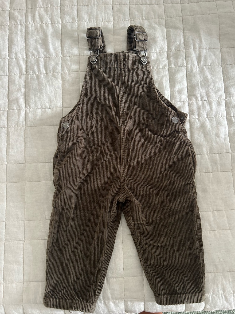 Corduroy Brown Zara BabyOveralls